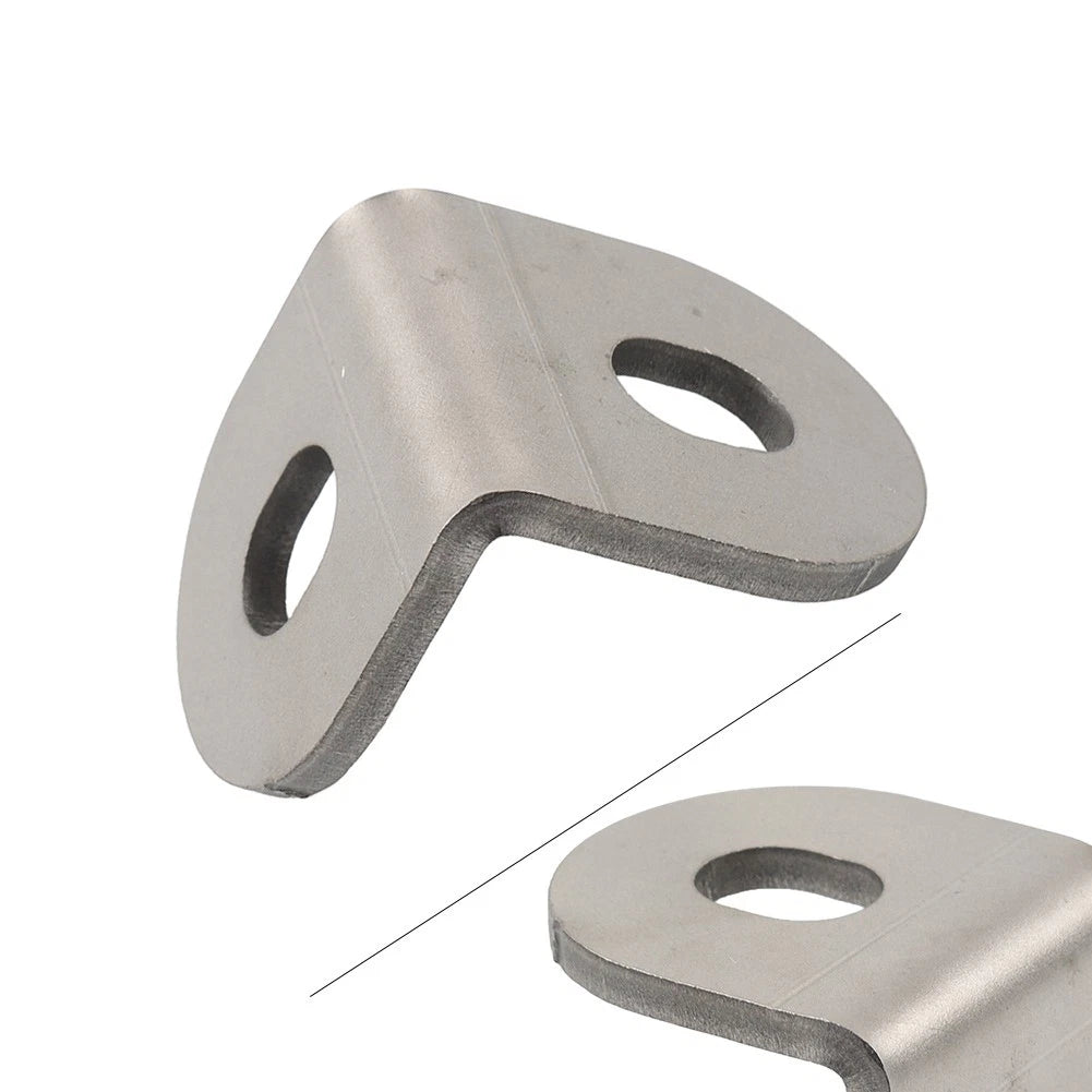 Motor Universal Exhaust Pipe Fixed Clamp Bracket L-Shaped Mounting
