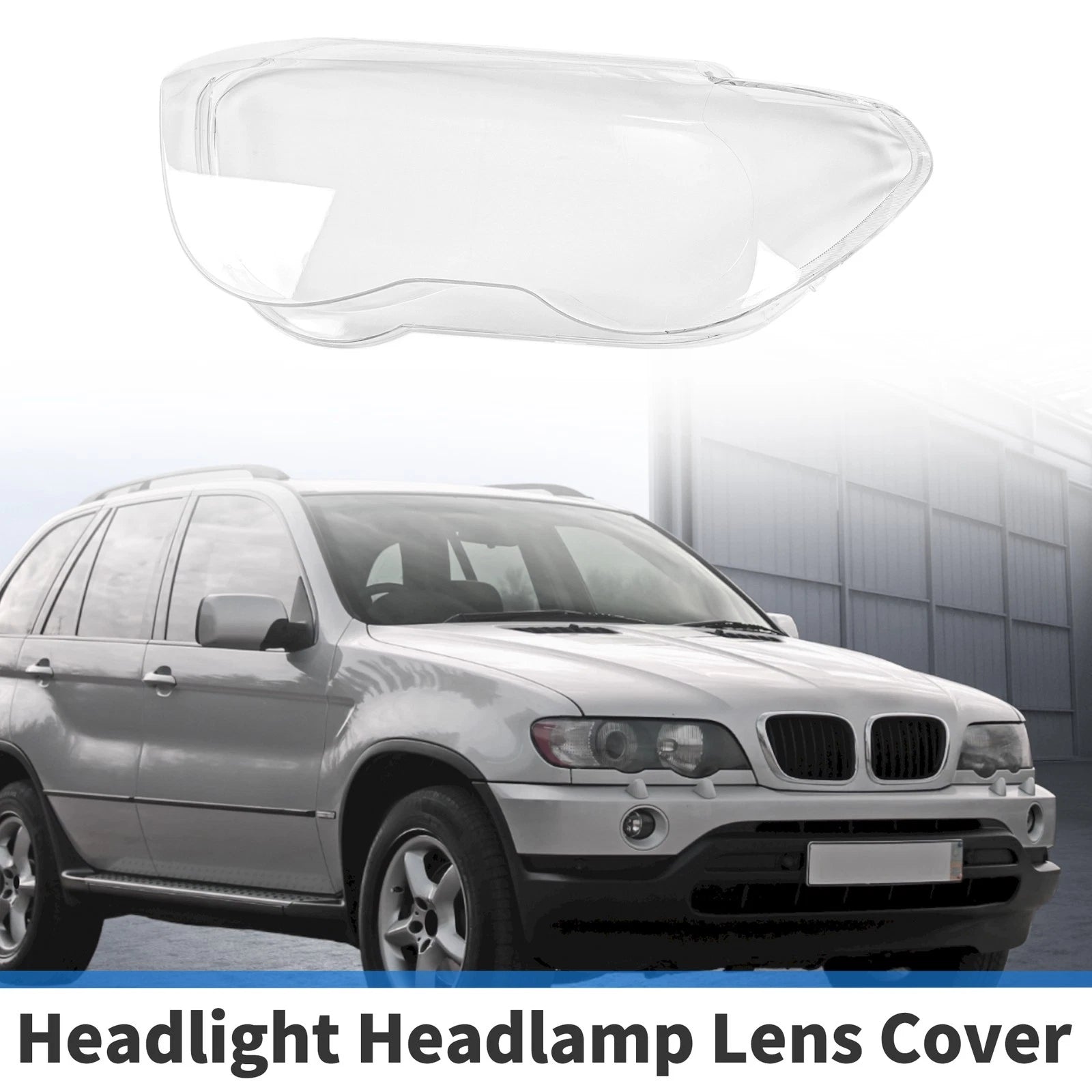 Headlight Lens Cover Front Left OEM for BMW 7 Series E66 E65 (2002–2005)