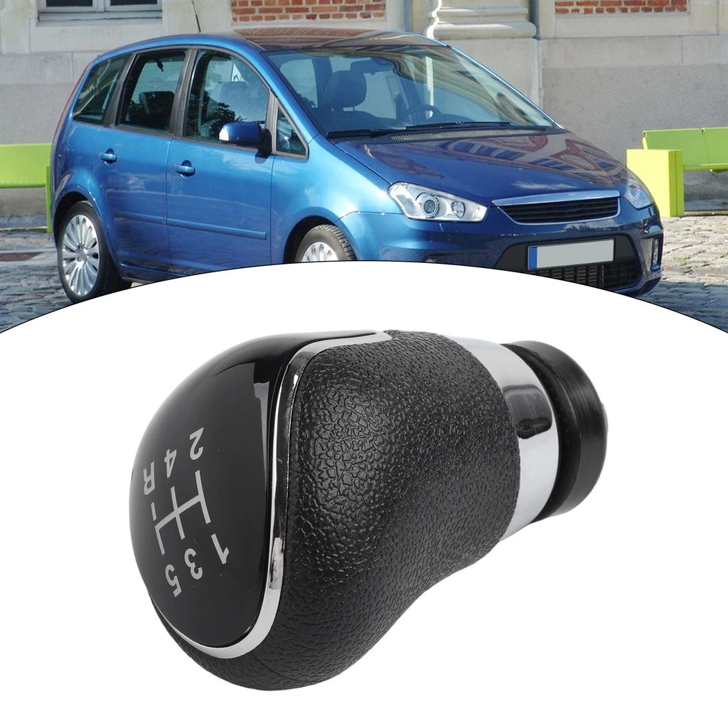 Black Gear Shift Knob for Ford CMAX SMAX (2010–2019)