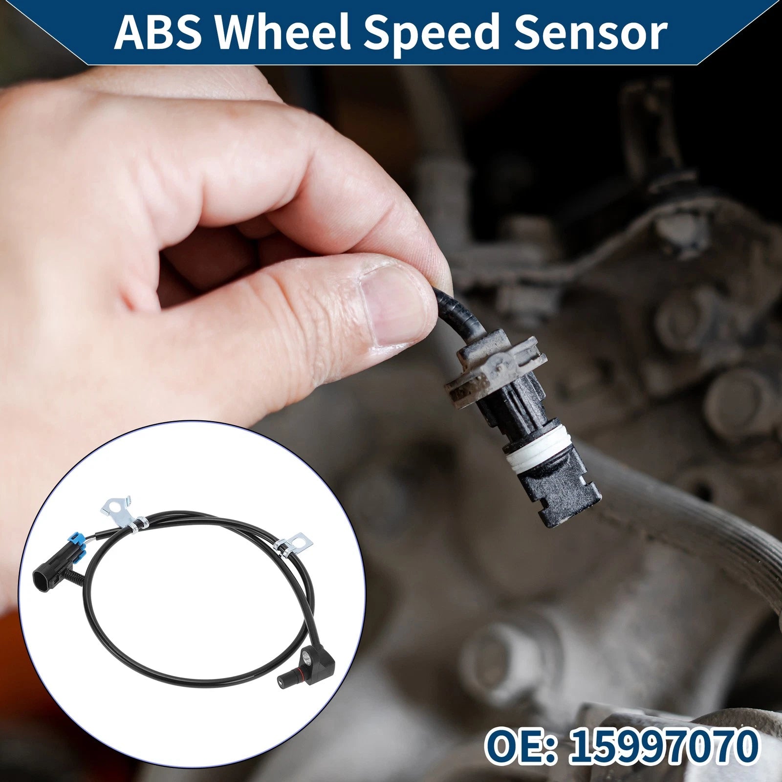 ABS Wheel Speed Sensor Replacement Front Right for Cadillac Escalade (2002–2006)