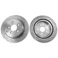 2 Rear Slotted Disc Brake Rotors for Ford Territory TX TS (2004–2011)