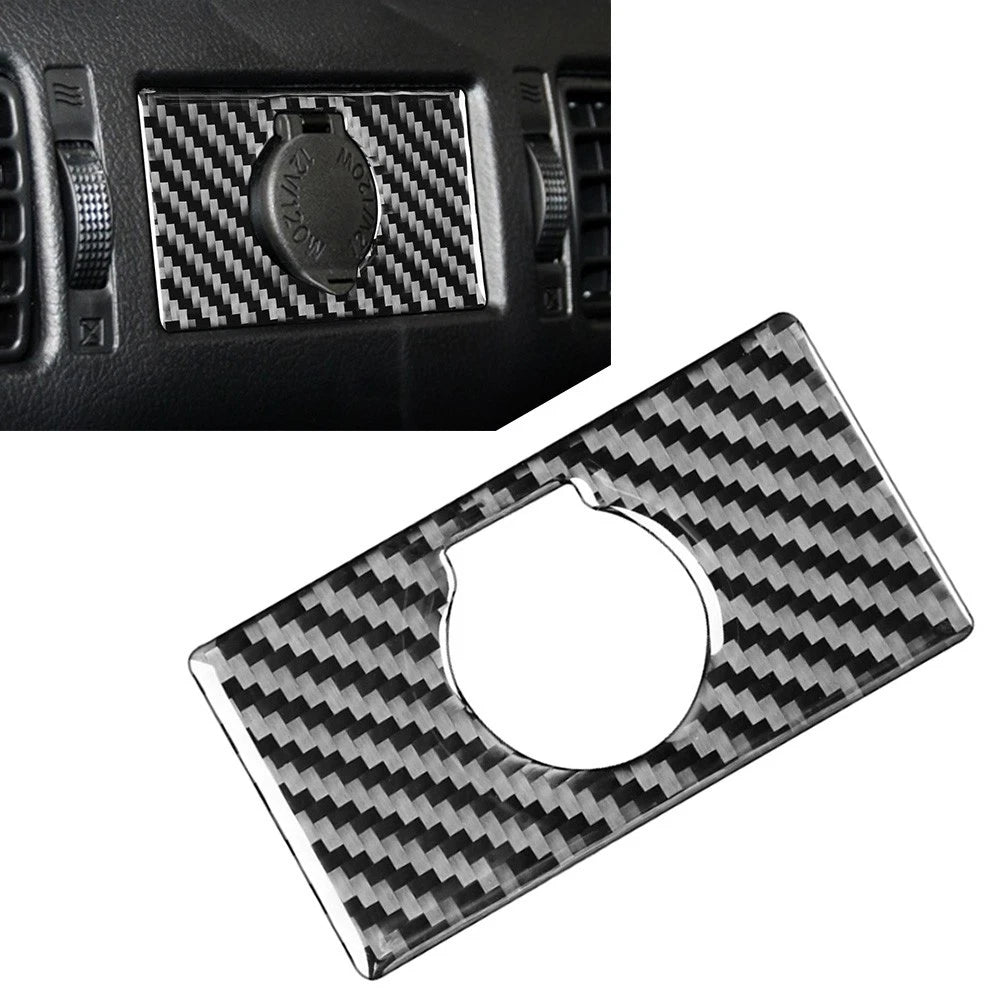 Rear Cigarette Lighter Switch Cover Trim for Toyota Tundra (2014–2021) Black