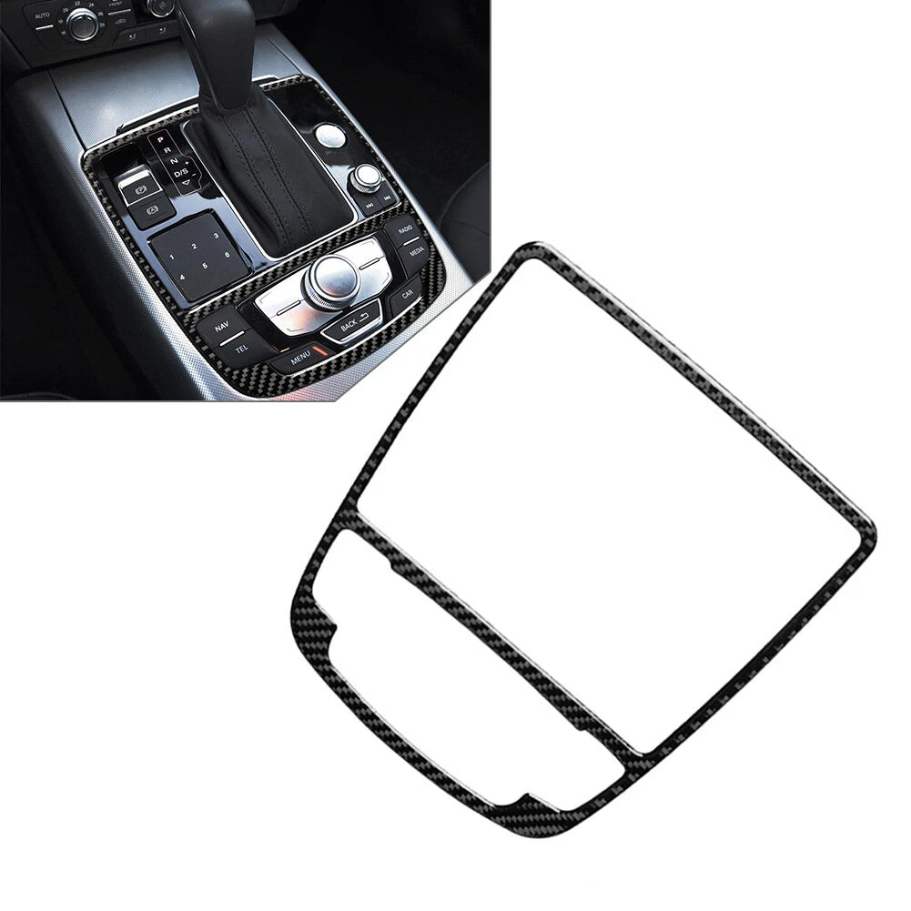 Center Console Gear Shift Panel Cover Trim For Audi A6 A7 2012-2018