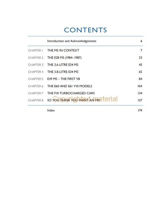 BMW M5 Complete Story Book for E28 E34 E39 E60 E61 F10