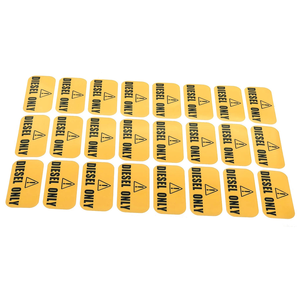 24x Diesel Only Sticker Decal for Truck Gas Tank Vinyl