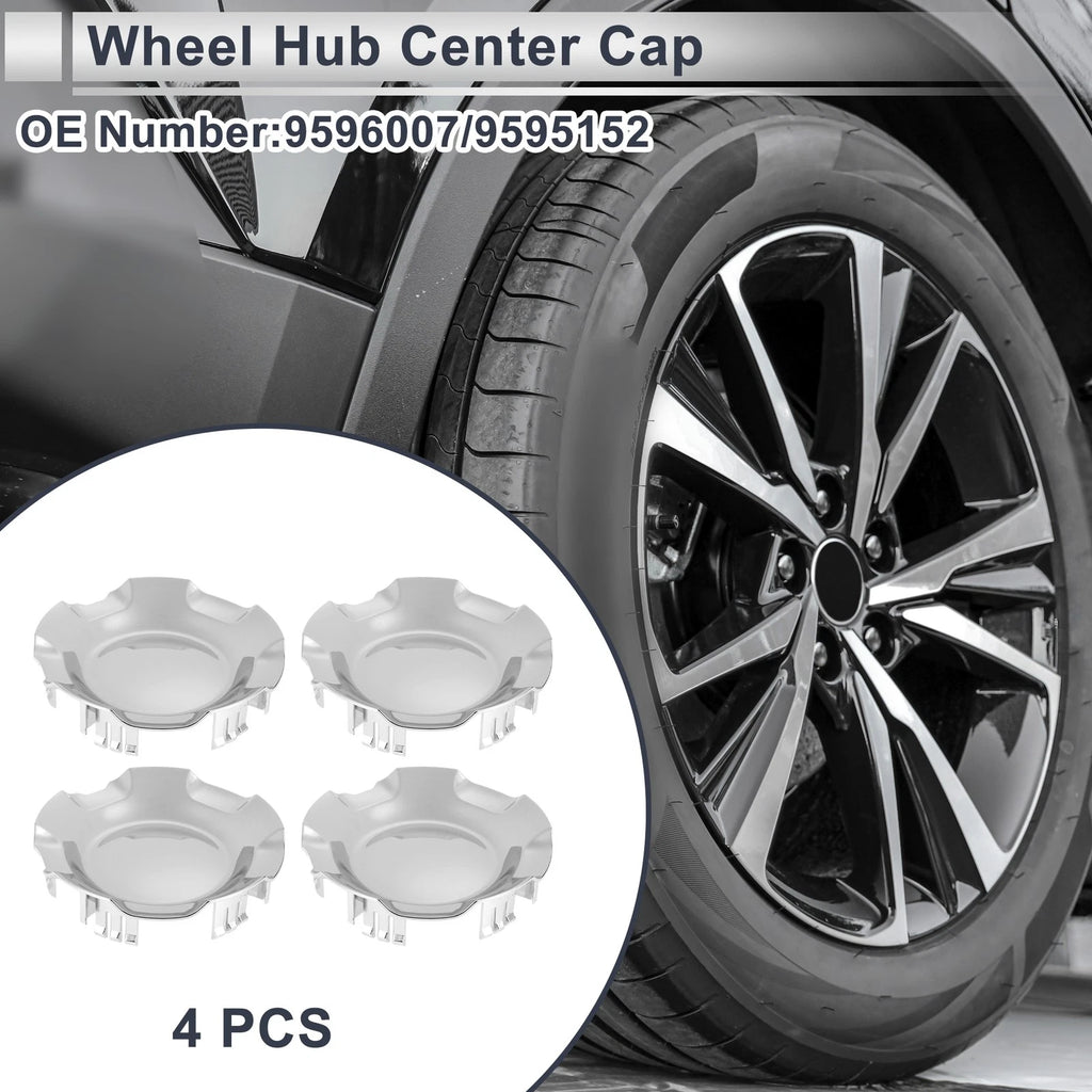Wheel Hub Center Cap Silver Tone for Chevrolet Silverado 1500 (2007–2013)