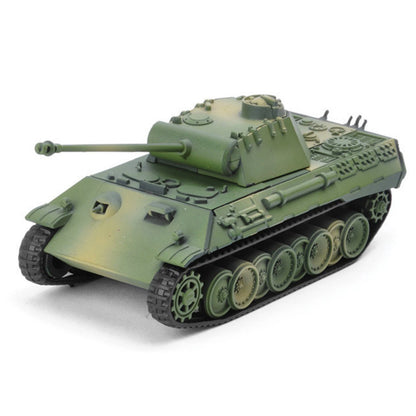 1:72 Plastic WWII German Leopard A Type Tank Model (Green)