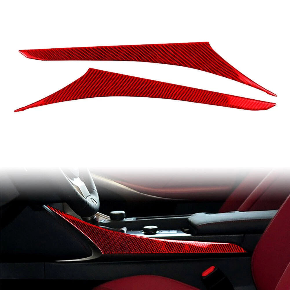 Red Interior Gear Shift Panel Side Trim for Lexus IS250 IS350 IS200t (2013–2020)