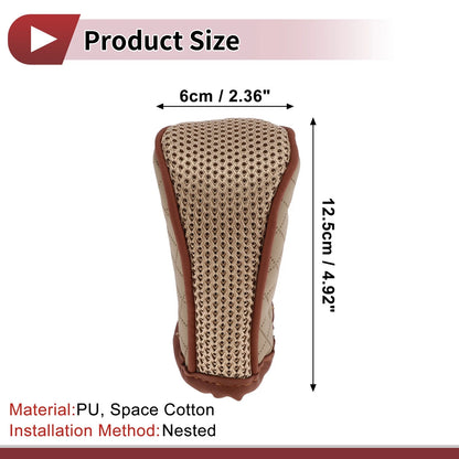 Gear Shift Knob Cover for Car SUV Truck (Zipper Style, Polyester, PU)