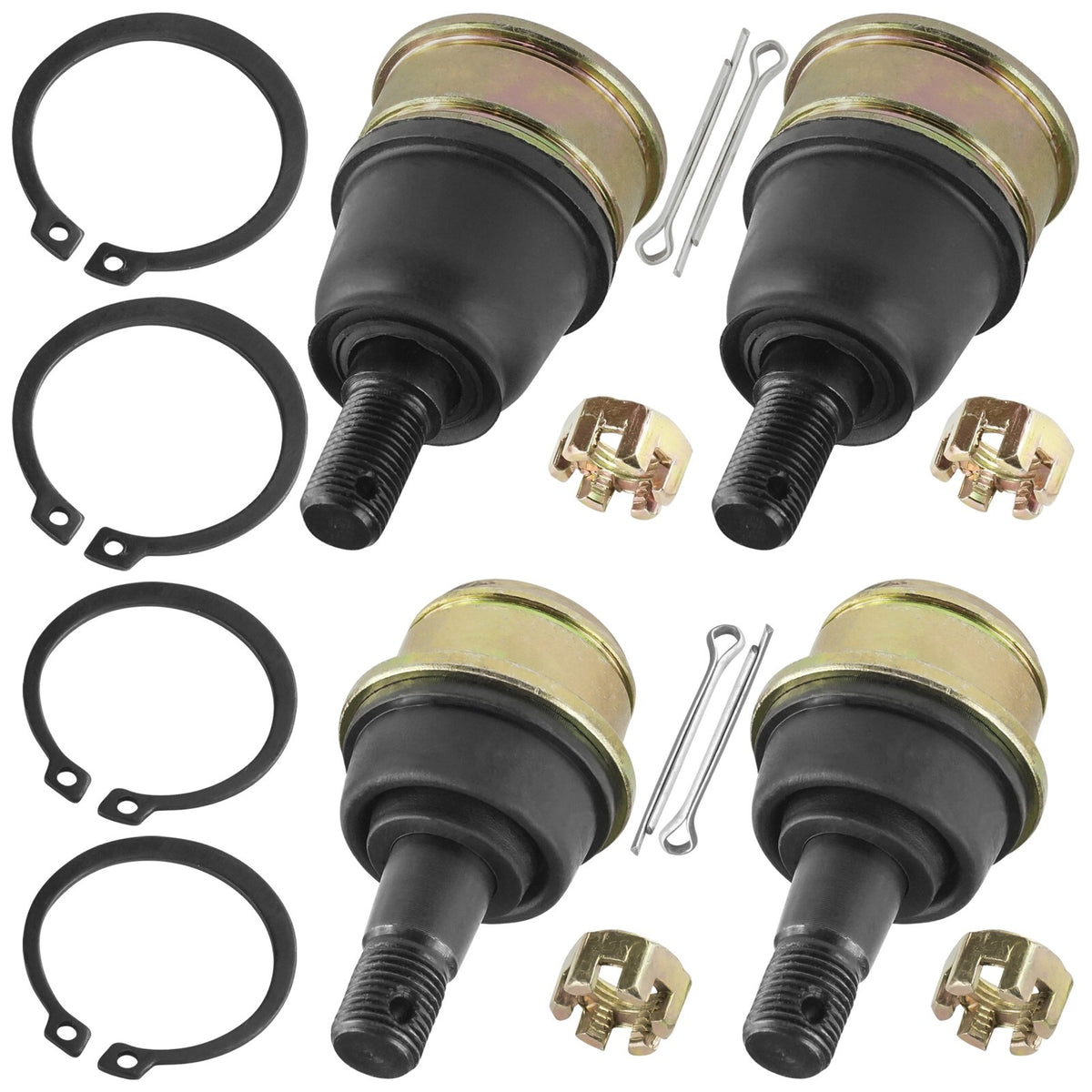 Upper Lower A-Arm Ball Joint Kit for Honda TRX250 Recon 1997–2001