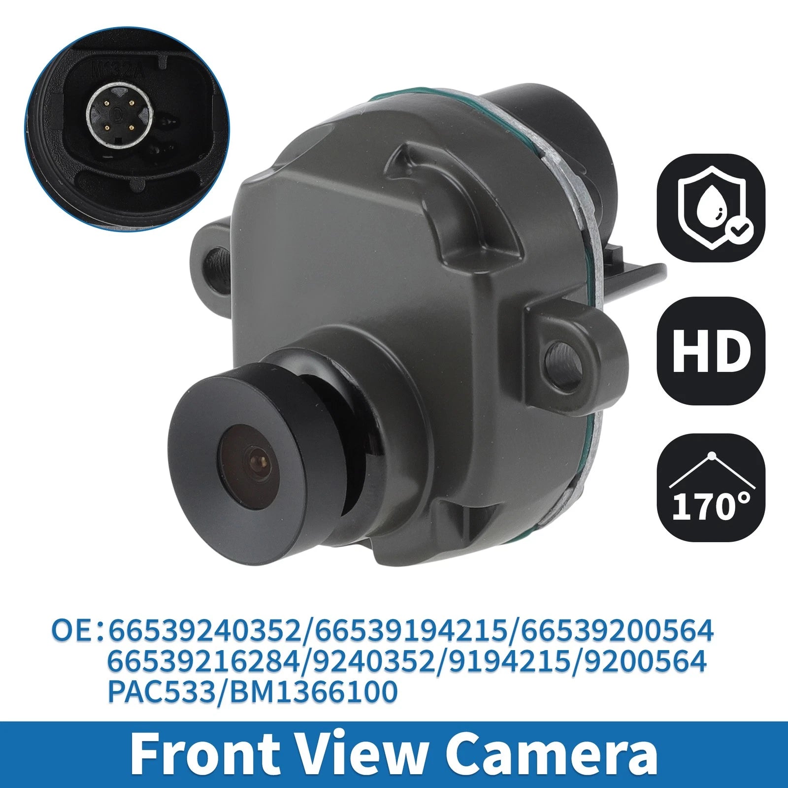 Front View Camera OEM Replacement for BMW 3 4 5 6 7 X5 X6 (2011–2020)