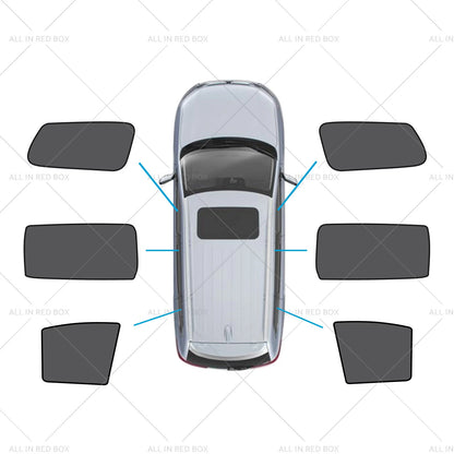6x Window Magnetic Mesh Sunshades for Kia Carnival YP (2015–2020)