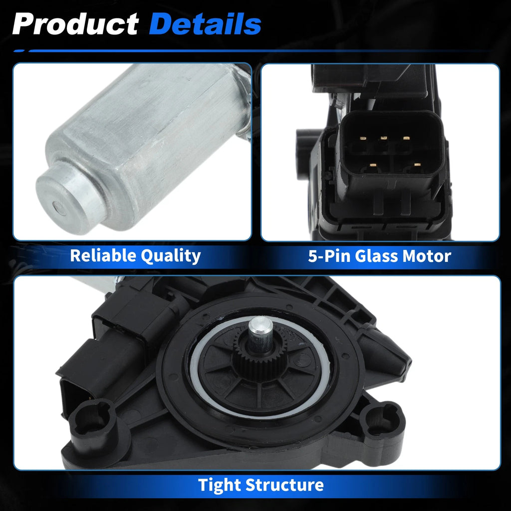 Front Right Window Regulator Motor for Dodge Charger, Chrysler 300 (2006–2010)