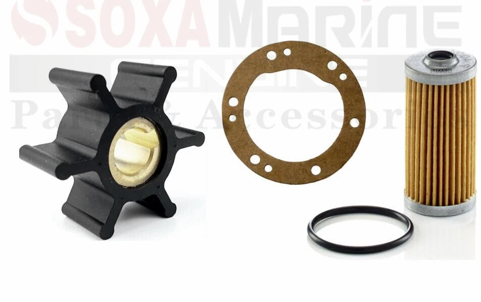 Fuel Filter Kit for Yanmar Marine Diesel 2QM, 2QM20, 3QM30