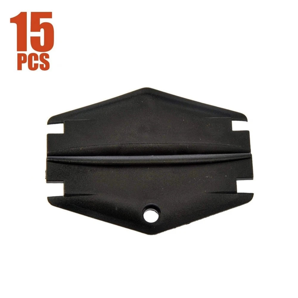 15Pcs Front & Rear Door Window Guide Retainer Clip For Buick Cadillac Chevrolet