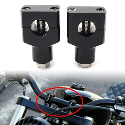Handlebar Adapter Risers Clamp Mounts for Suzuki Yamaha (1")