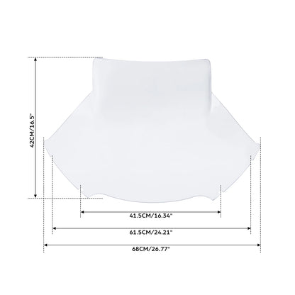 16.5" Clear Windshield for Harley Touring Road Glide (2015–2024)