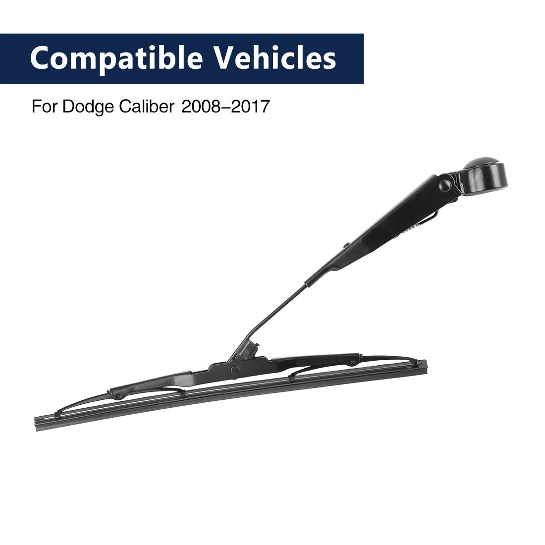 Rear Windshield Wiper Arm Set Replacement for Dodge Caliber (2008–2017)
