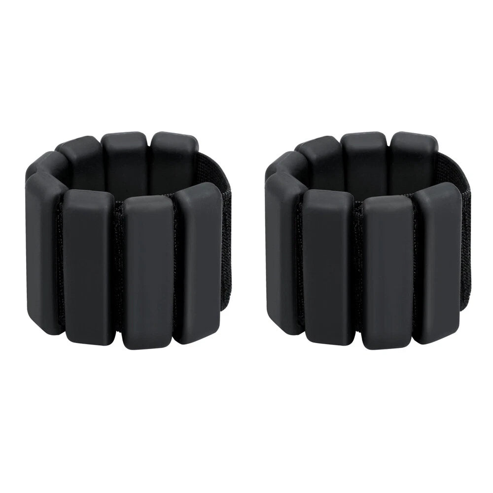 Wrist Weights Set of 2 Adjustable Arm Weights Black
