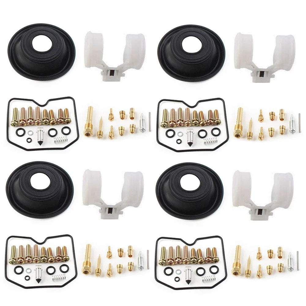 4X Carburetor Repair Rebuild Kit for Kawasaki Zephyr ZR750H ZR-7 ZR-7S (1991–2000)