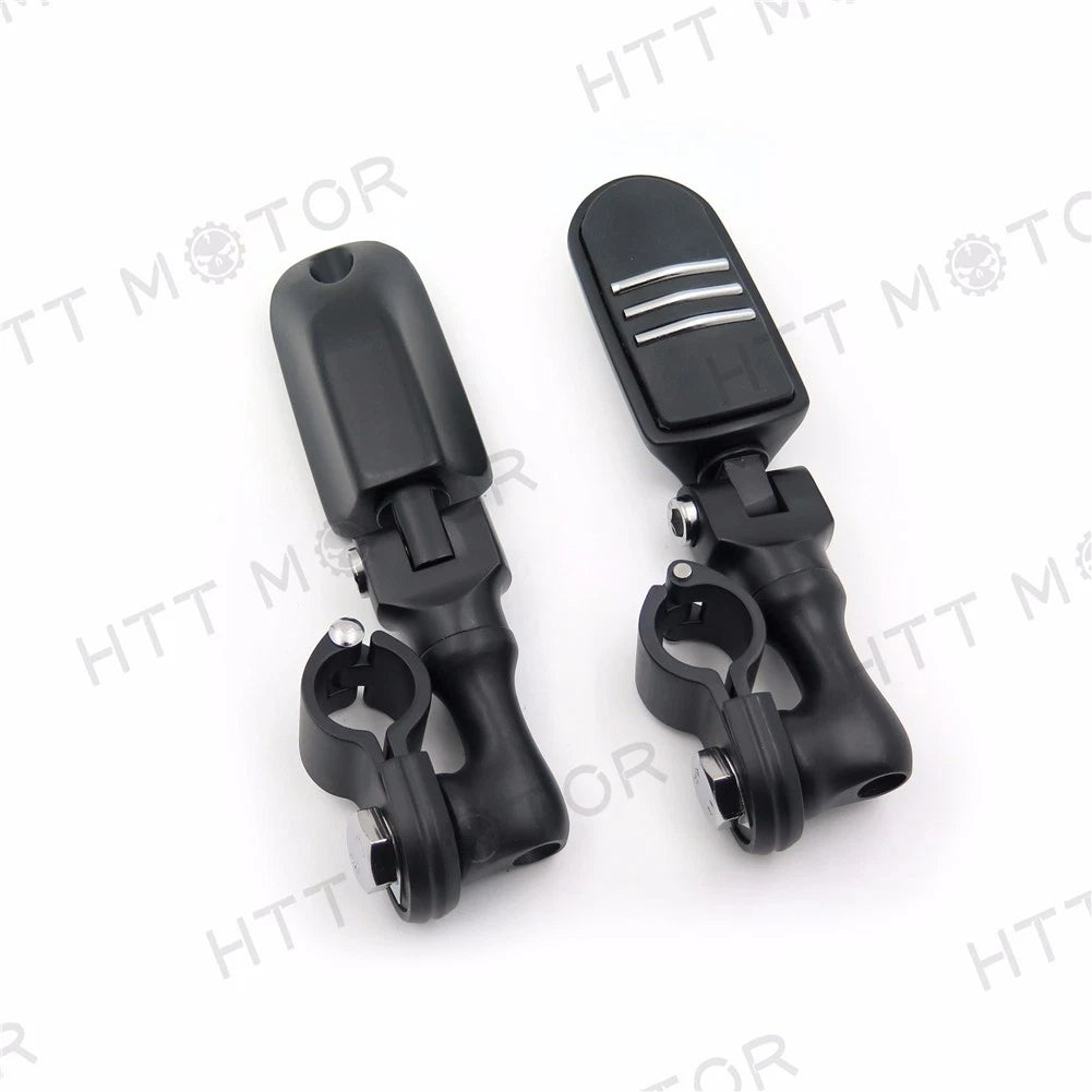 HTTMT Adjustable Foot Peg for Triumph Rocket (1" 25mm, Black)
