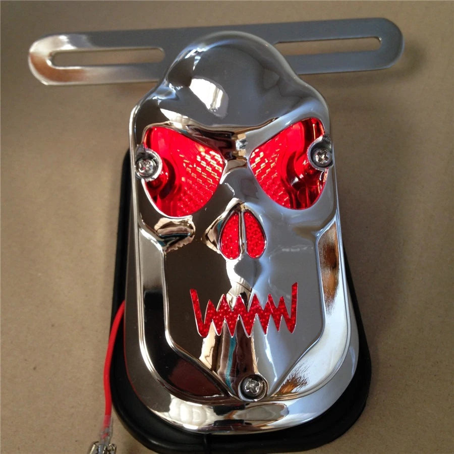 Chrome Metal Brake Tail Light for H-D Davidson Motorcycle
