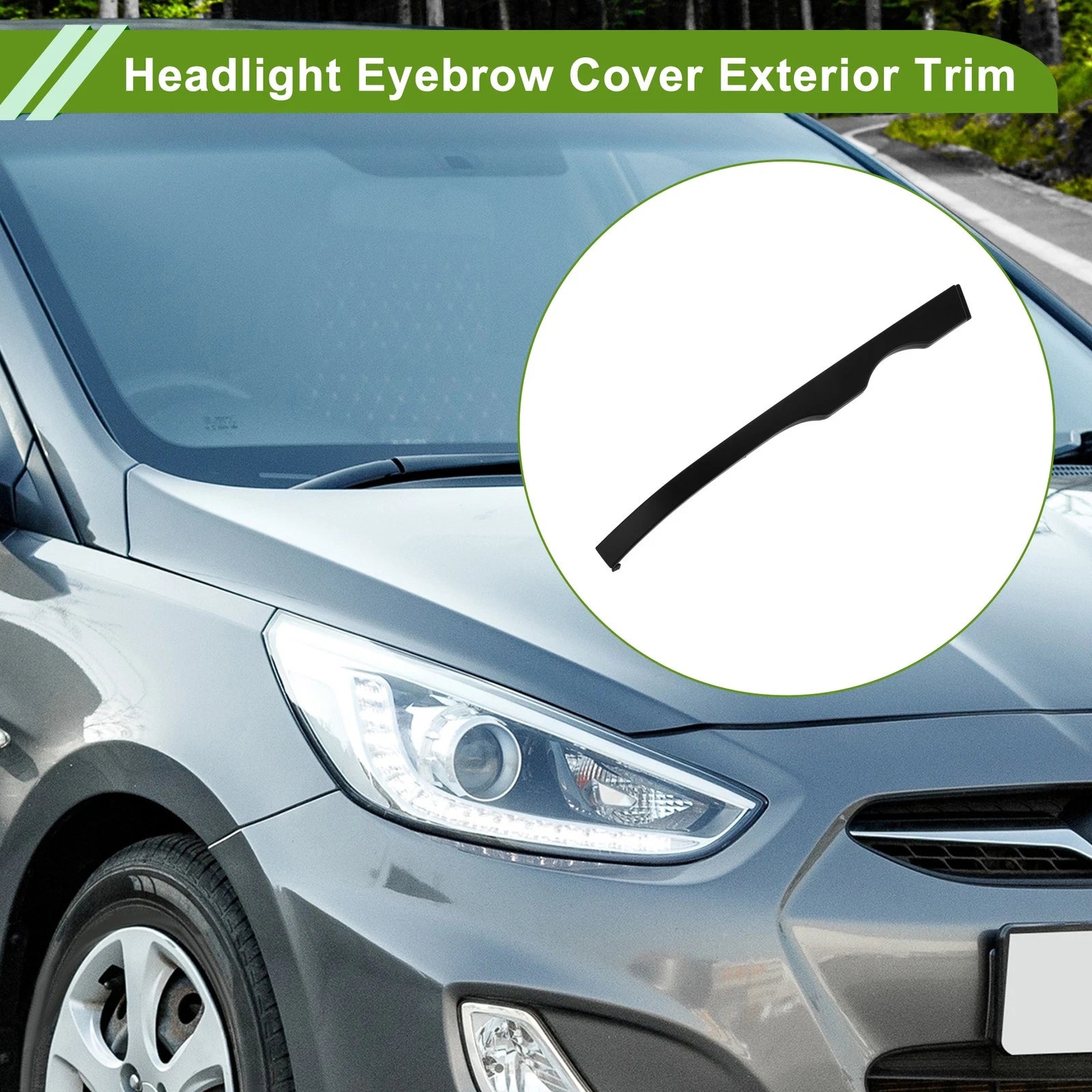 Headlight Eyebrow Cover Front Left for BMW 3-Series (2012–2018)