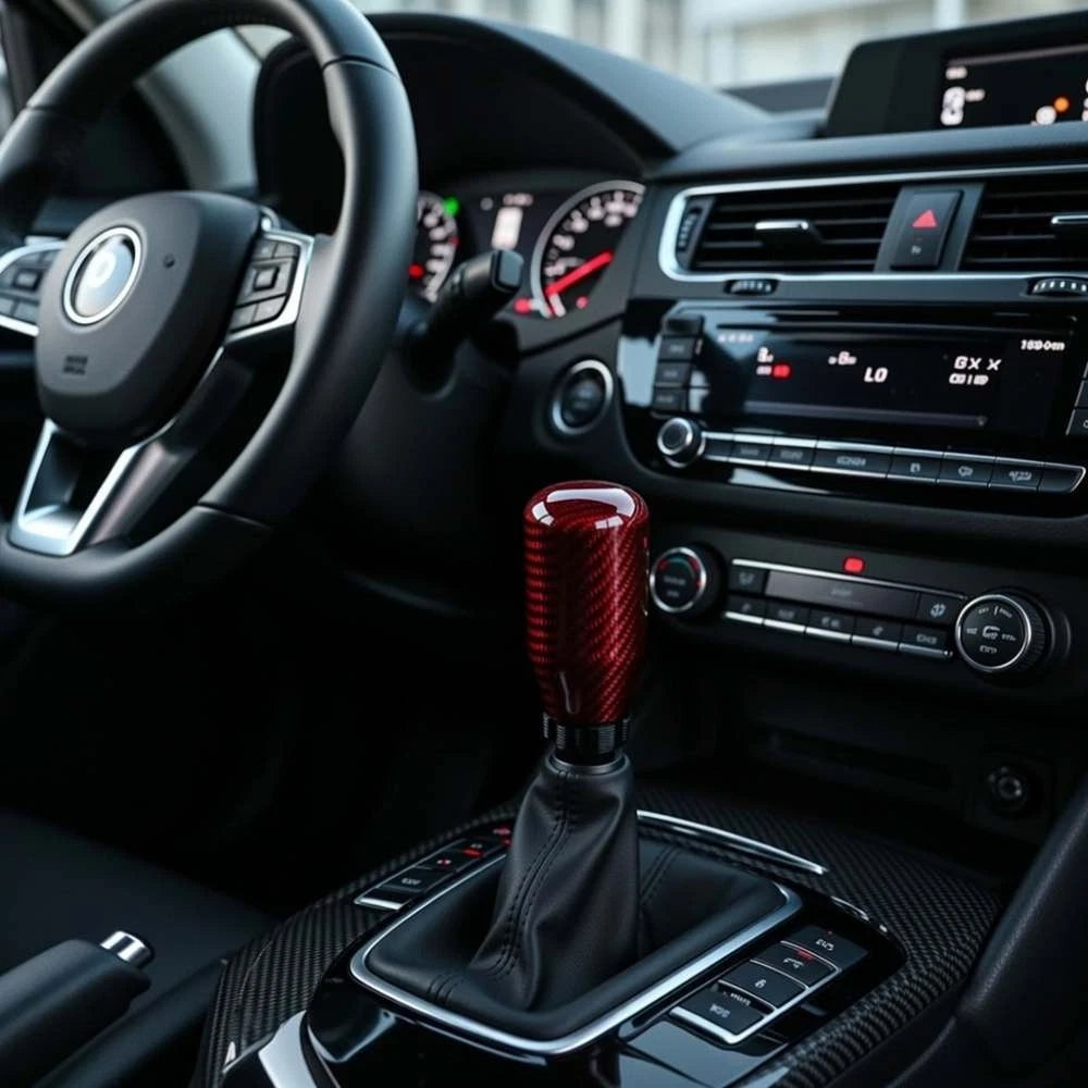Carbon Fiber Gear Shift Knob for Universal Applications (Manual/Automatic)