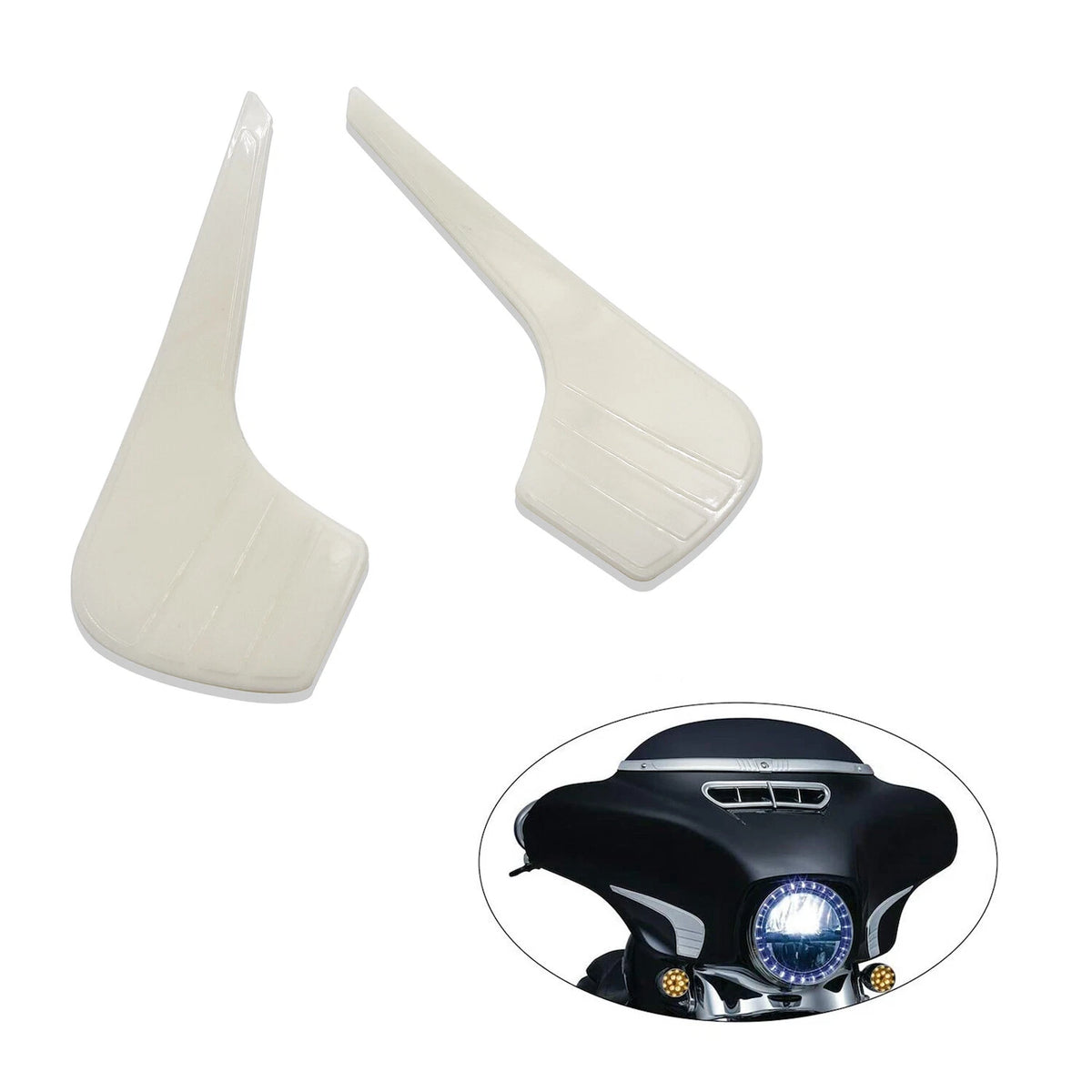 Tri-Line Fairing Accents for Harley Touring Electra Street Glide (2014–2022)