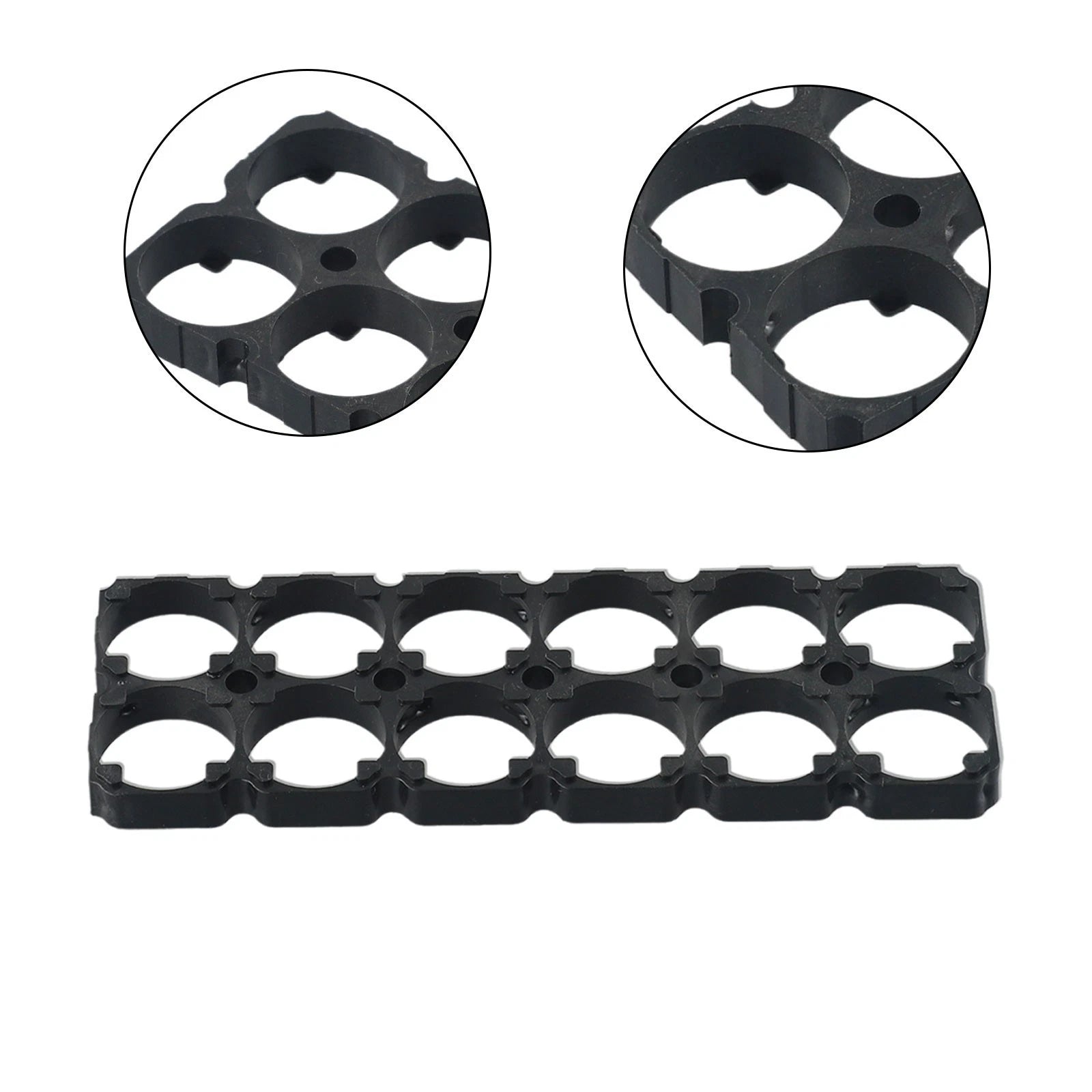 Set of 4 Battery Holders for 21700 (Plastic Frame)