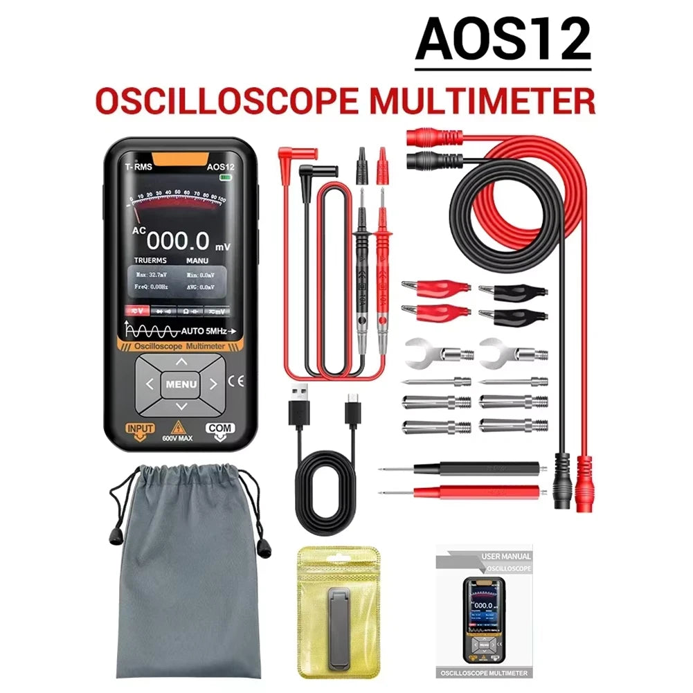 AOS12 Oscilloscope Multimeter for 2 in 1
