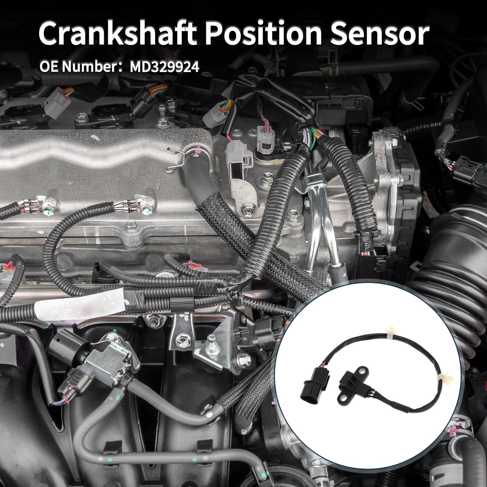 Crankshaft Position Sensor Replacement for Mitsubishi Galant 2.4 (1999–2001)