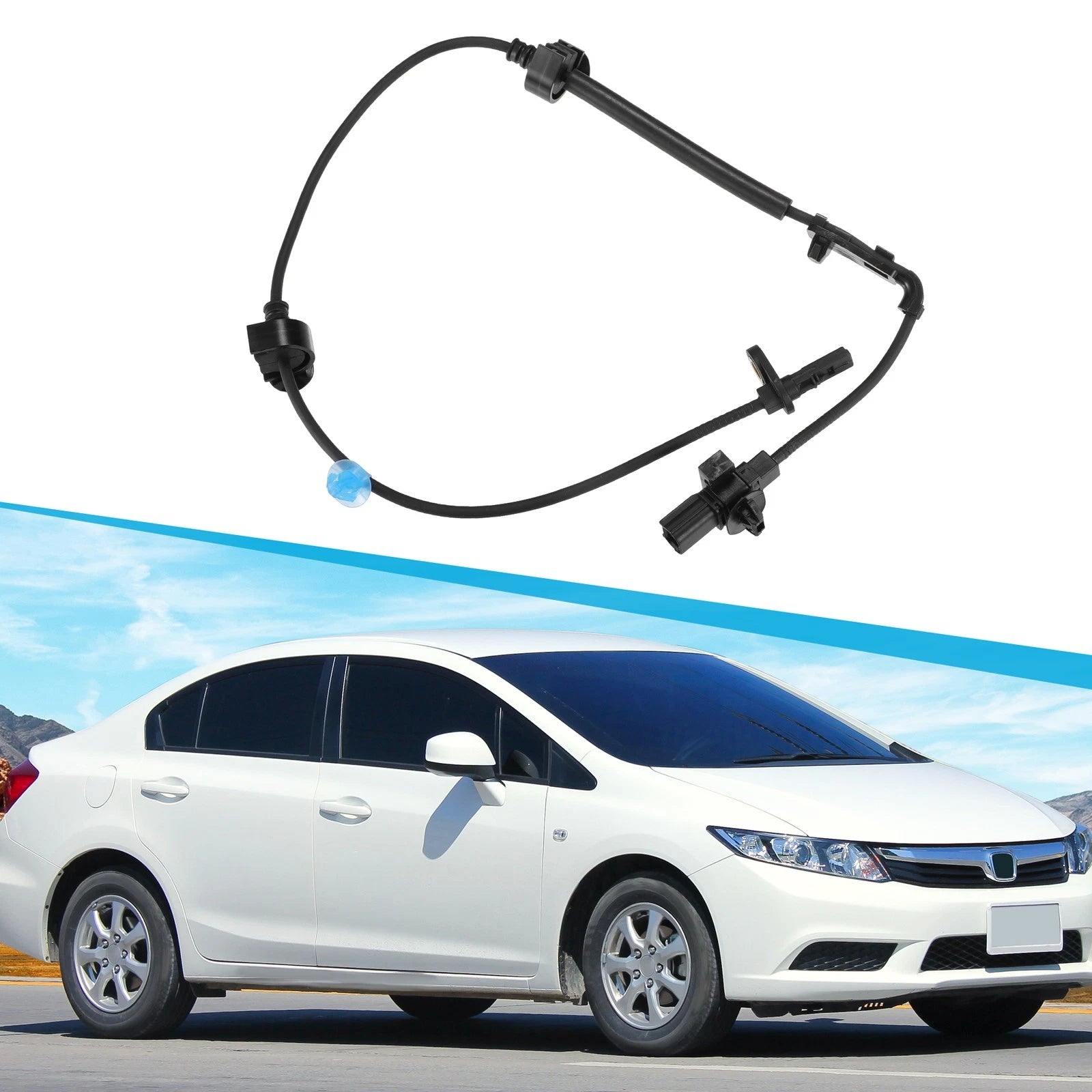 Front Left ABS Wheel Speed Sensor Replacement for Honda Civic Mk9 (2012–2015)