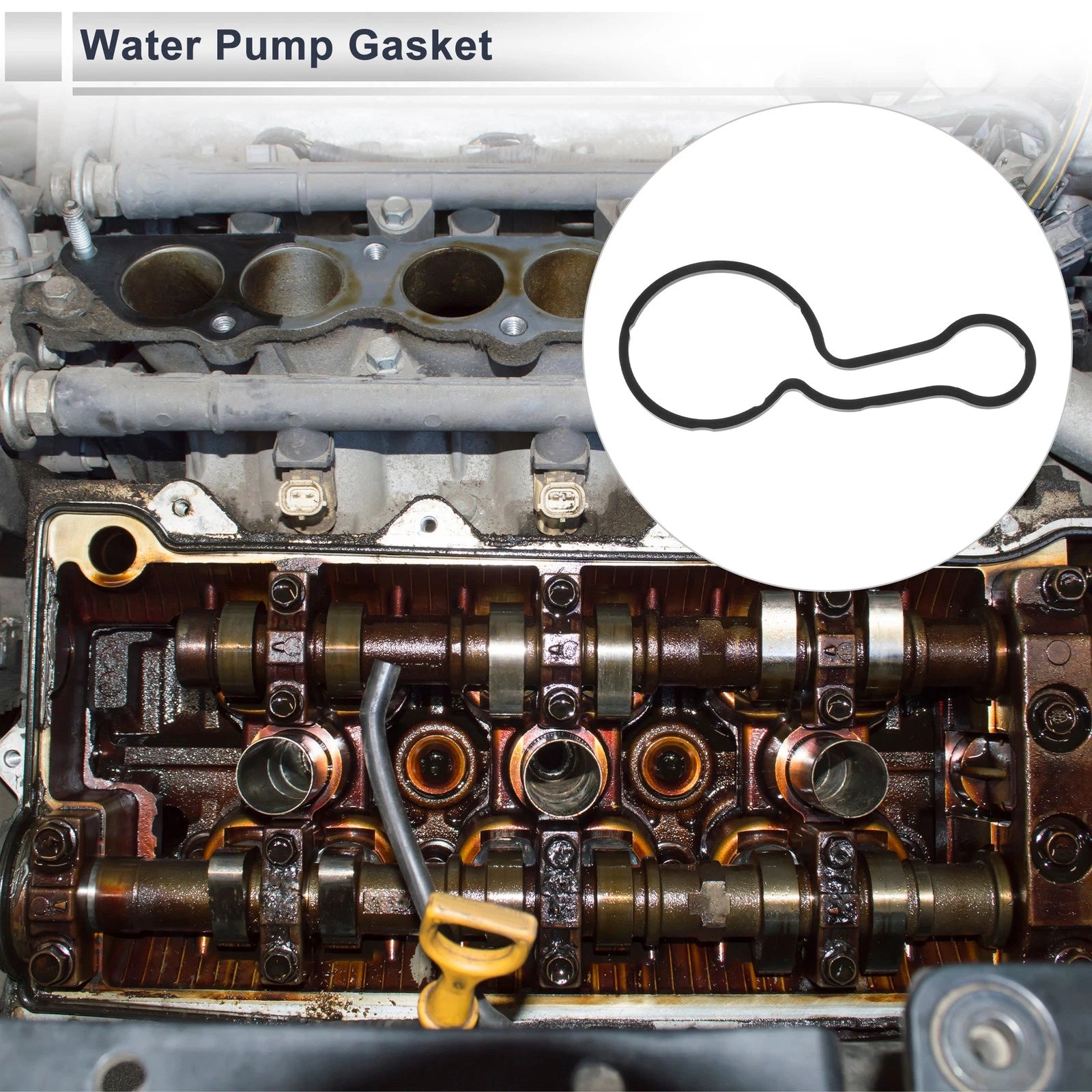 Water Pump Gasket Replacement for Honda Fit (2007–2008) Rubber Seal