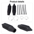 2X Black Silicone Boot Kit for Inner Tie Rods