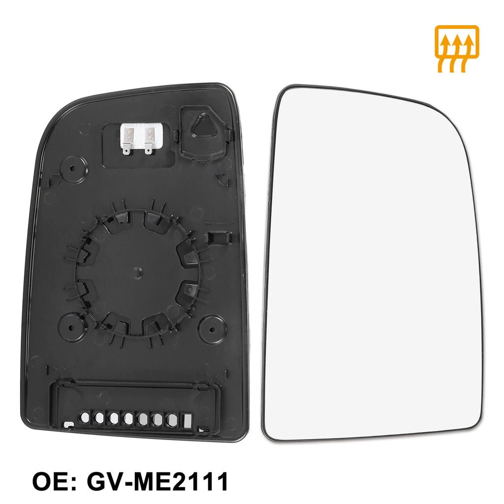 Heated Side Mirror Glass Right OEM Replacement for Mercedes-Benz Sprinter (2010–2018)
