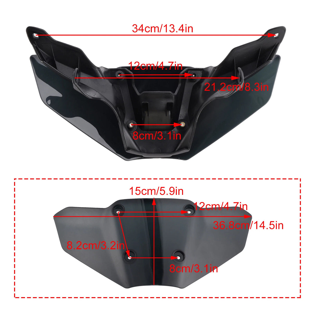 ABS Windshield for Yamaha MT-09/SP (2024–2025) A94