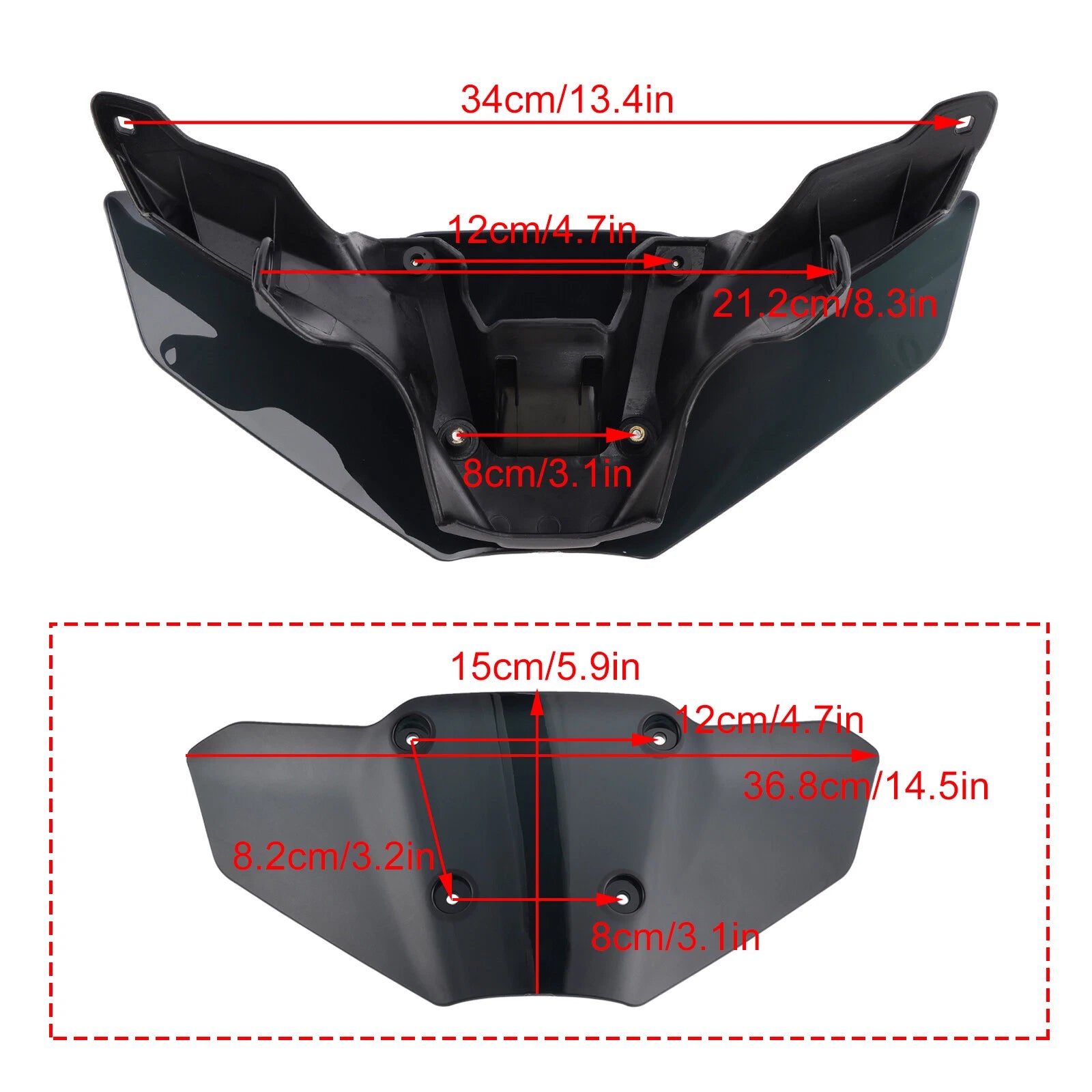 ABS Windshield for Yamaha MT-09/SP (2024–2025) A94