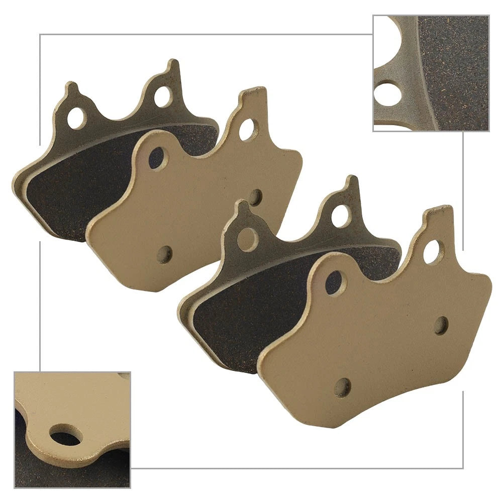 Front Rear Brake Pads for Harley XLH883 XL1200C (2000–2003)