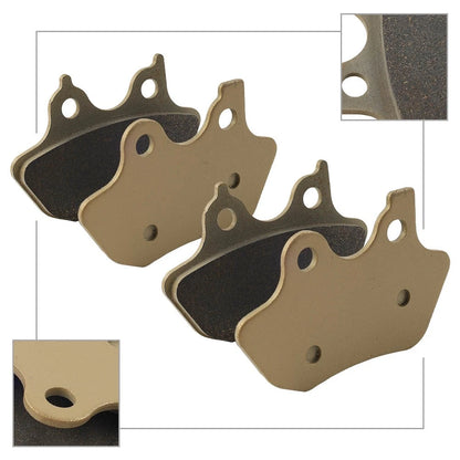 Front Rear Brake Pads for Harley XLH883 XL1200C (2000–2003)