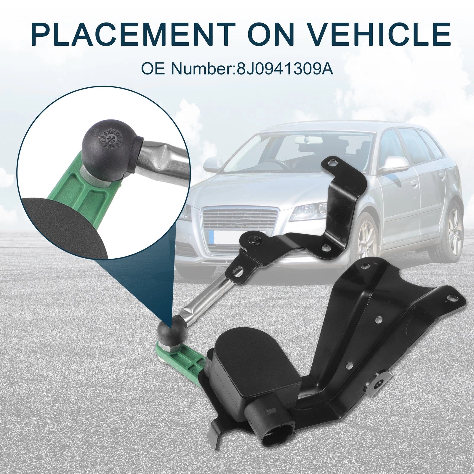 Air Suspension Ride Height Level Sensor Replacement for Audi A3 (2003–2013)