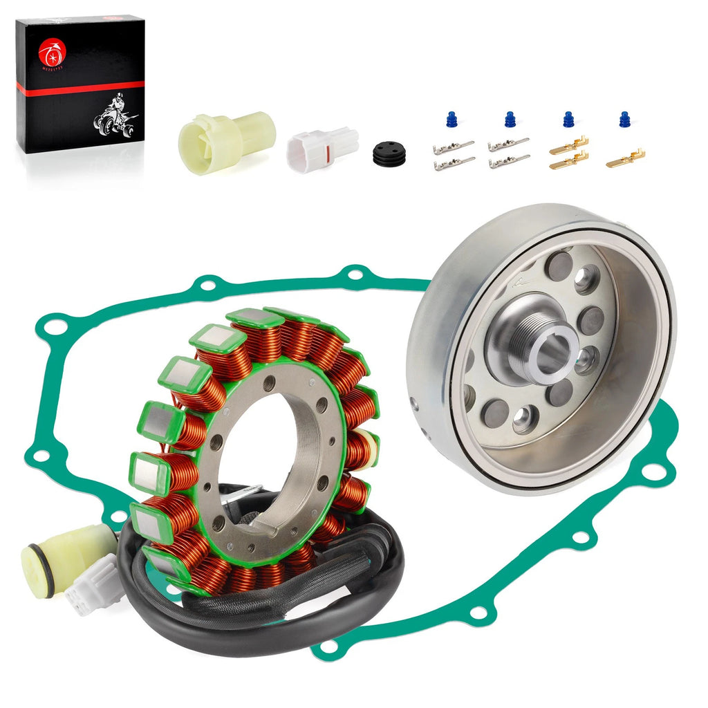 Flywheel & Stator & Gasket Kit for Yamaha Grizzly 660 YFM660F Rhino 660 YXR660F (2002–2008)