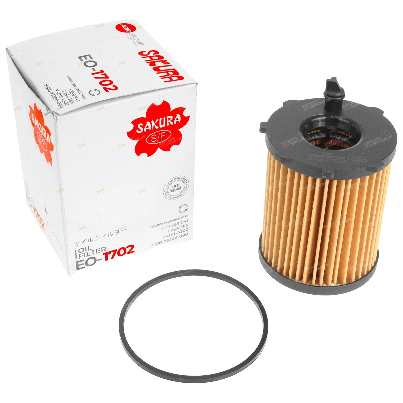Sakura Oil Filter for Volvo C30 (2010–2012) D4164T