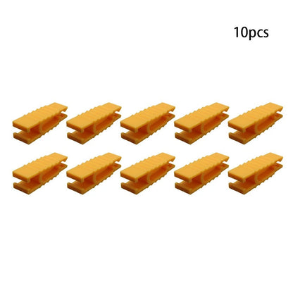 Set of 5 Yellow Fuse Pullers for Standard Car Fuse Blocks