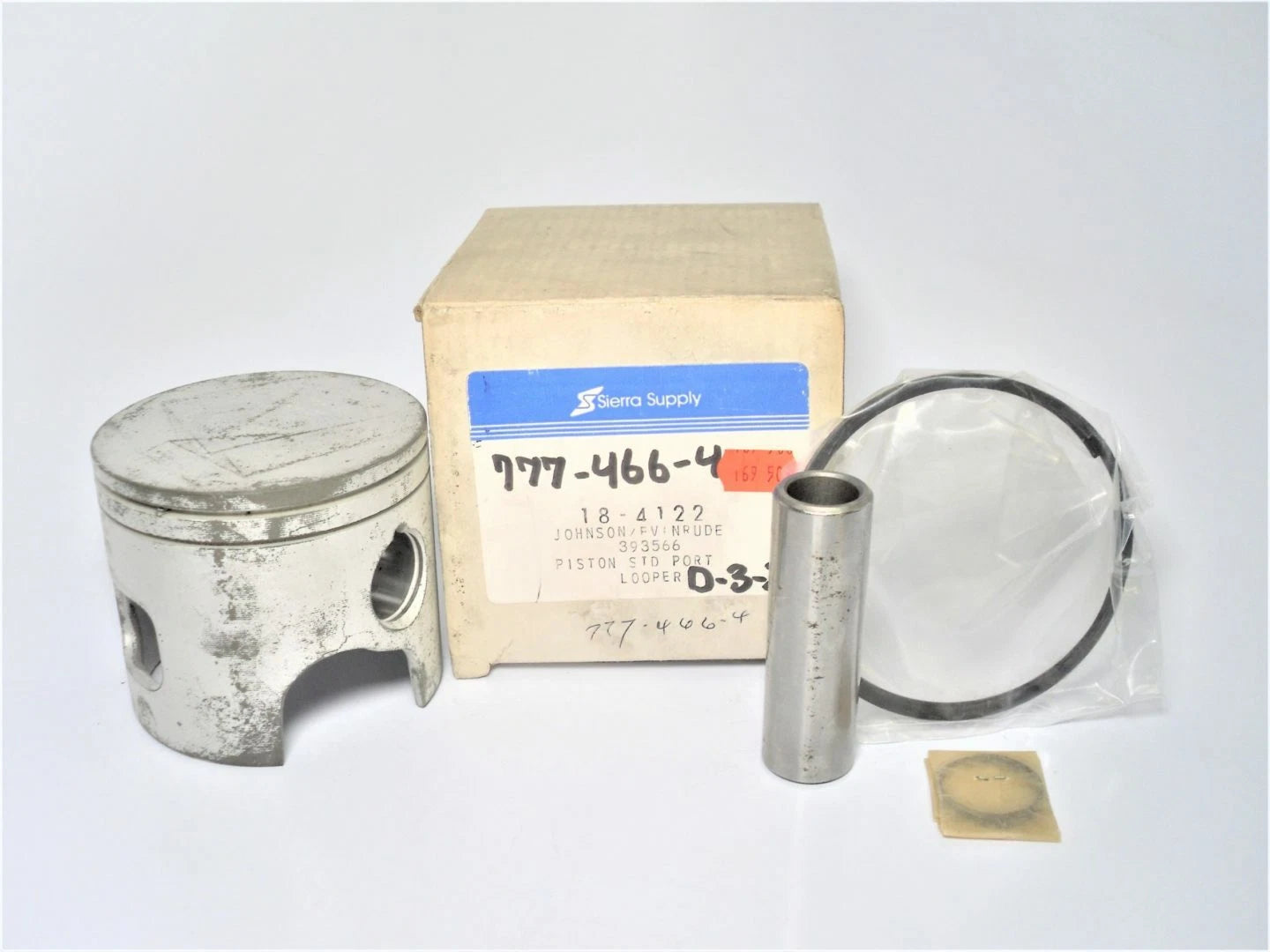 Piston Kit for Sierra 18-4122 Johnson Evinrude OMC Small Bore Loopers (STD)