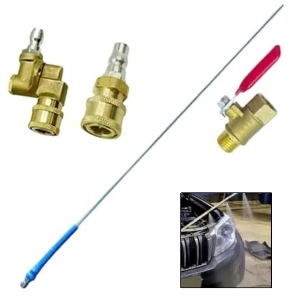 Car Radiator Cleaning Tool with Stainless Steel Rod 60CM for Radiator Care