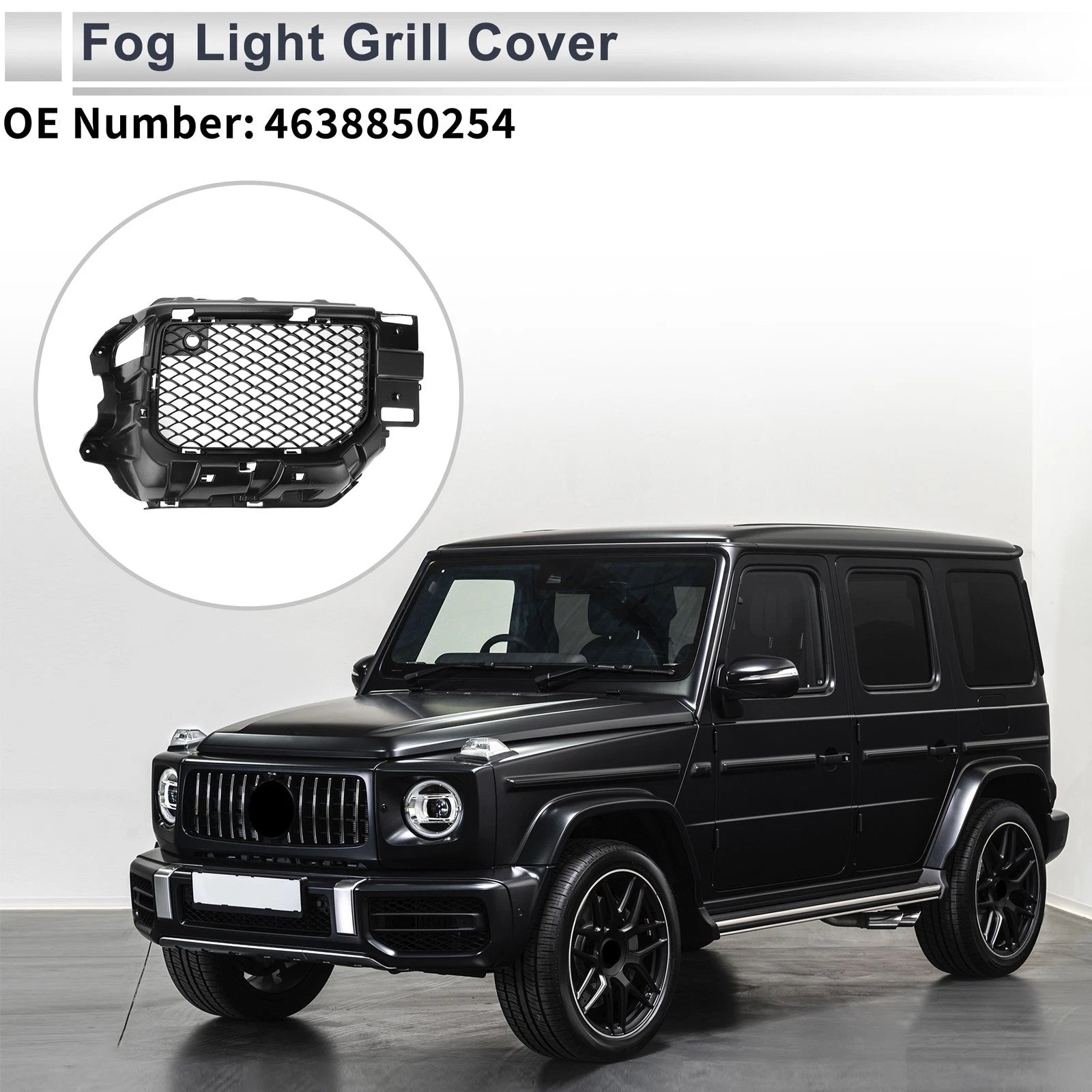 Front Right Fog Light Grill Replacement for Mercedes-Benz (2005–2018)
