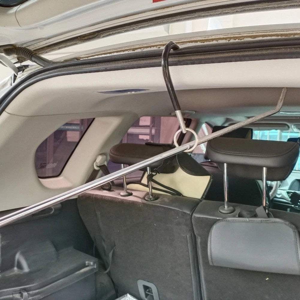 Vehicle Dent Pulling Kit Featuring Black Hanger S Hook Nylon Strap White Rod