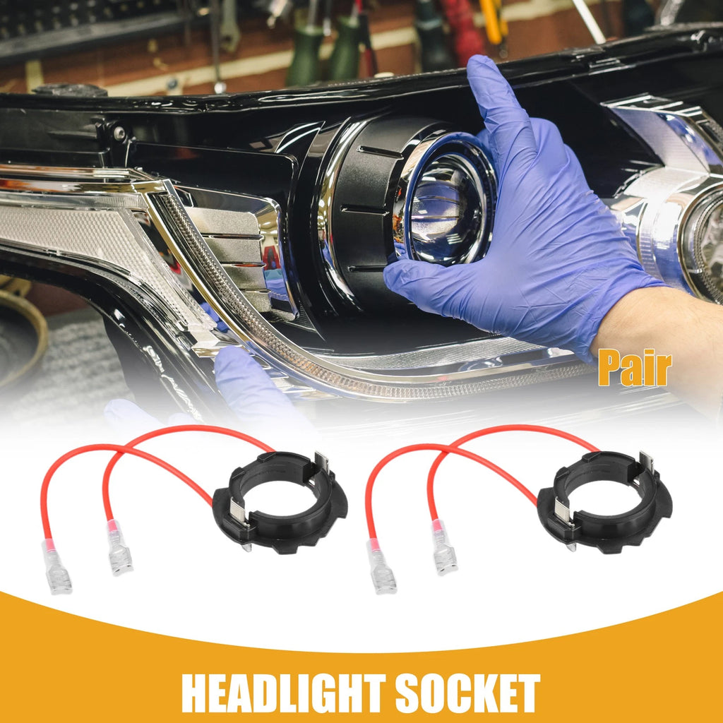 LED Headlight Retainer Holder Pair for Volkswagen H7 (2005–2015)