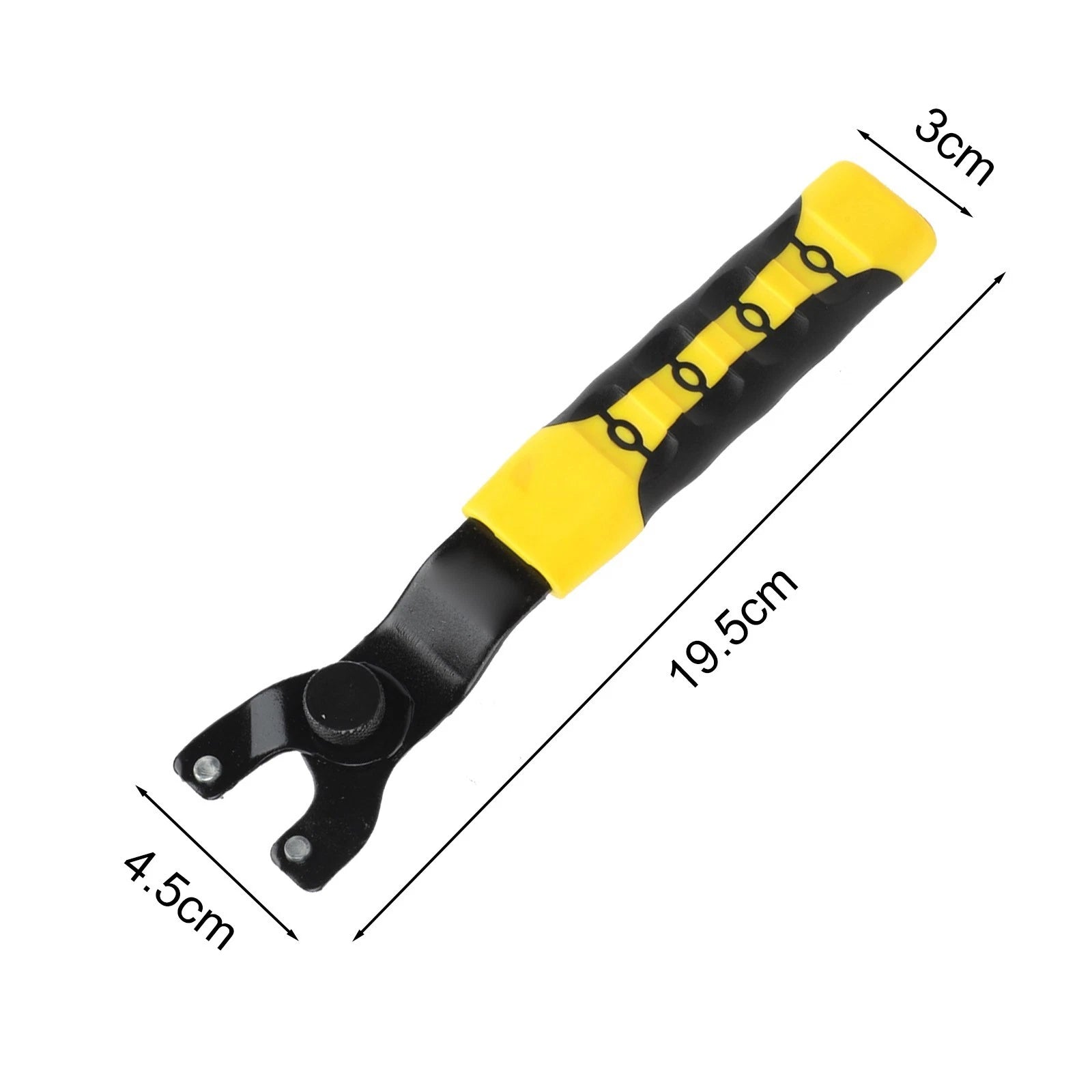 Adjustable Pin Wrench for Lock Nuts (105mm to 47mm)